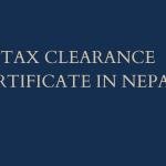 Tax Clearance Certificate Nepal