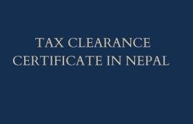 Tax Clearance Certificate Nepal